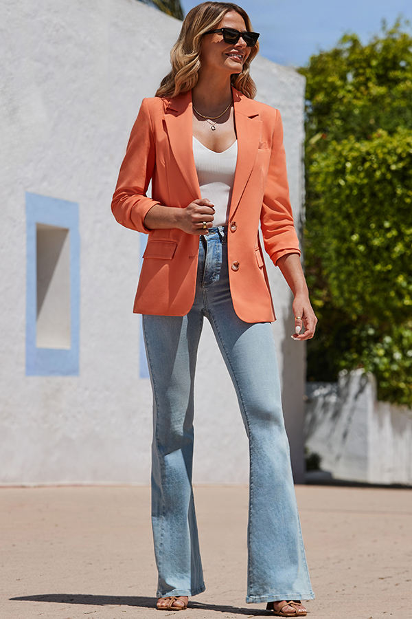 Seville Orange Longline Blazer