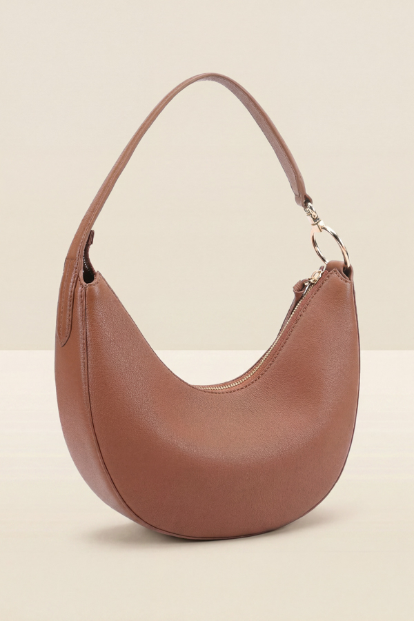 Tan Leather Shoulder Bag