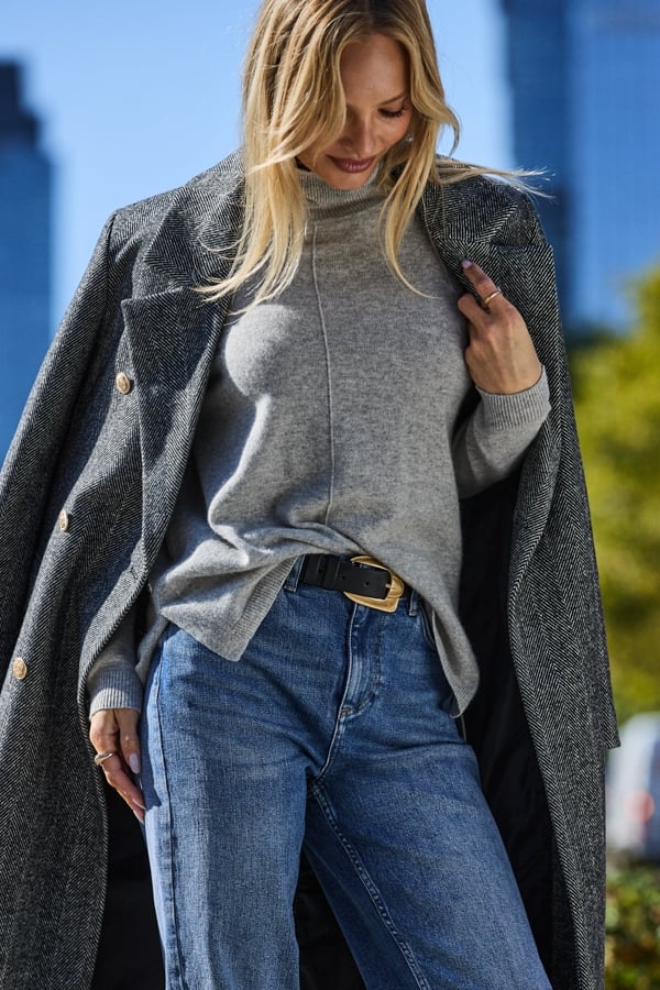 Mid Blue Mom Jeans