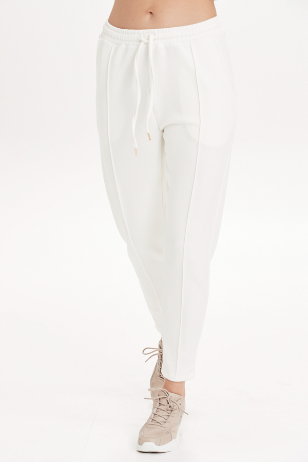 Jasmine Ivory Seam Detail Slim Fit Joggers