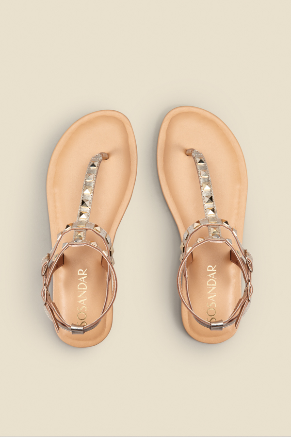 rose gold jesus sandals