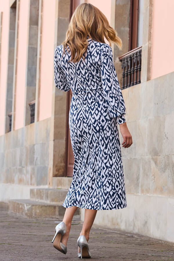 Robe Xhilaration Juniors - Imprimé Aztec Bleu Nuit - Taille XS - Neuf Avec étiquettes