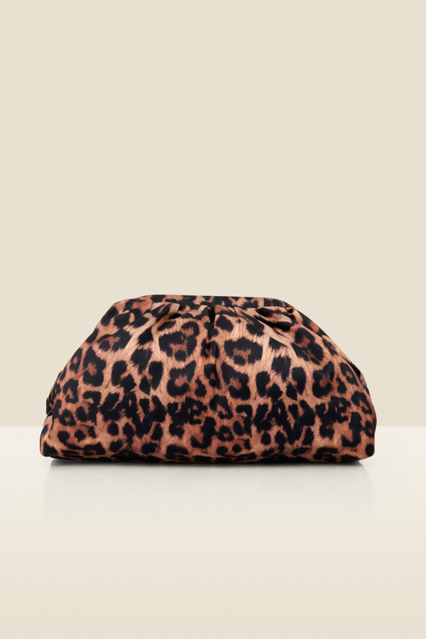 Leopard Print Clutch Bag