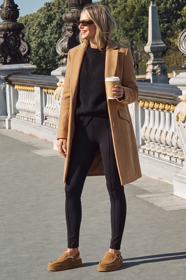 Camel Coat With Luxe Gold Buttons