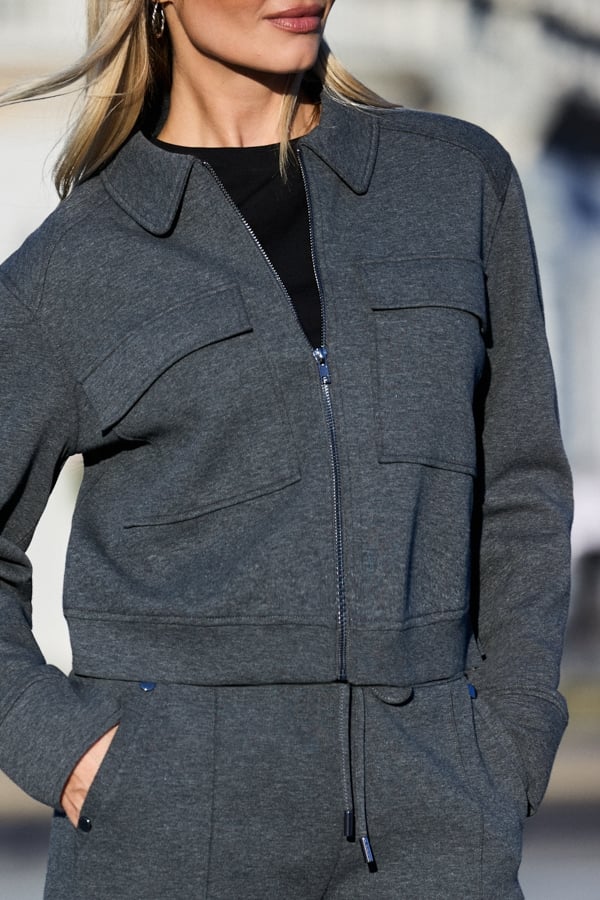 Charcoal Grey Leisure Jacket